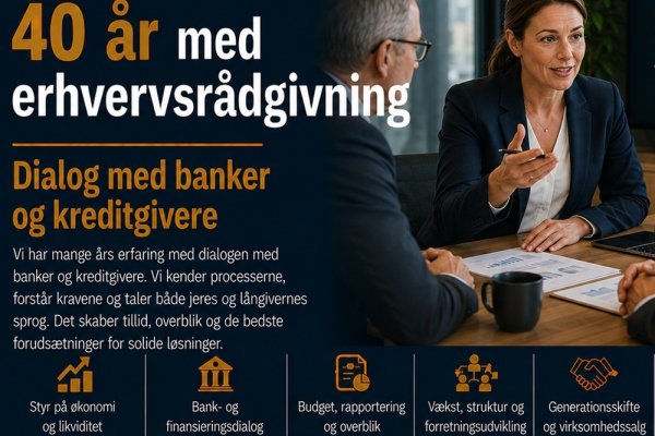 Dialog med banker og kreditgivere